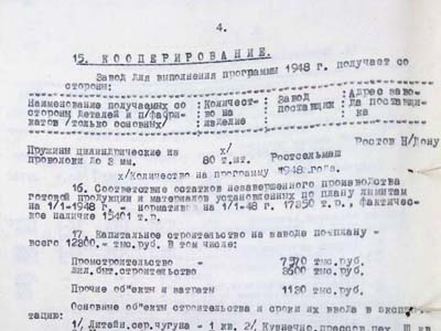 Основні паспортні дані заводу «Червона зірка»