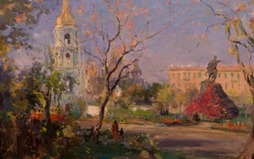 Шишко С.Ф. «Київ. Площа Богдана Хмельницького»